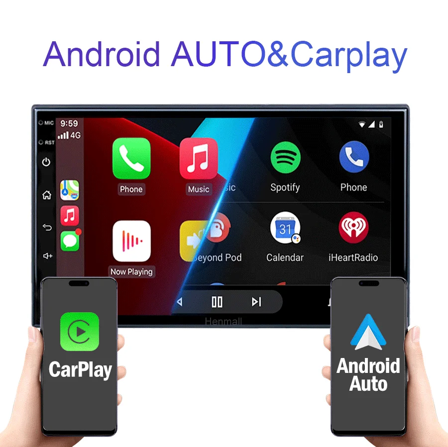 TS18A 9 Inch 8 Core Android Car Stereo - Supports CarPlay, Android